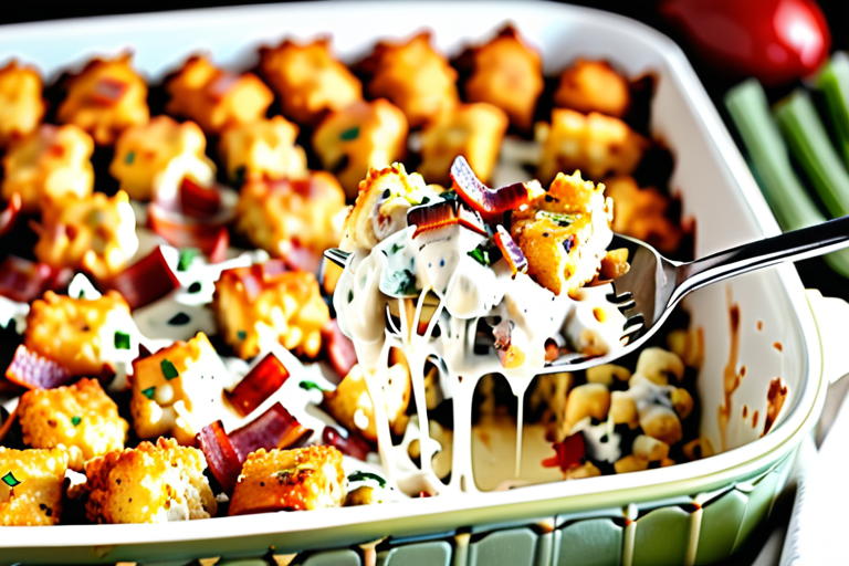 chicken bacon ranch tater tot casserole