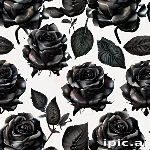 black roses png