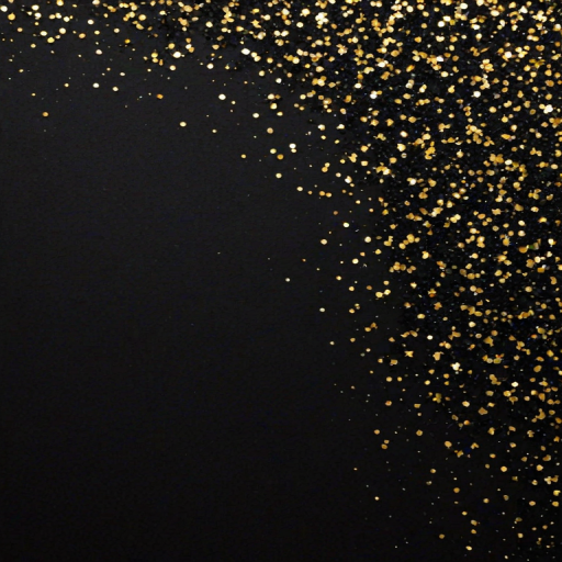 black background with glitter