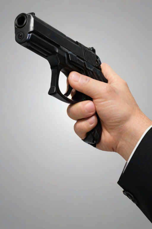 hand with gun png