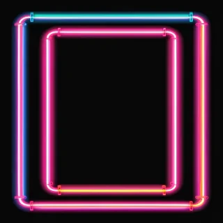 neon border png