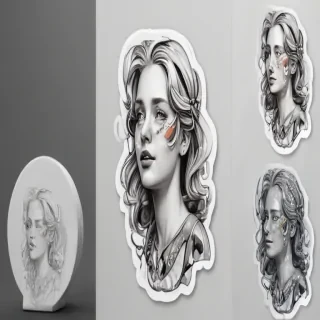 aesthetic transparent stickers