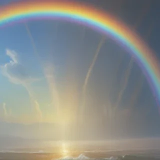 rainbow back round