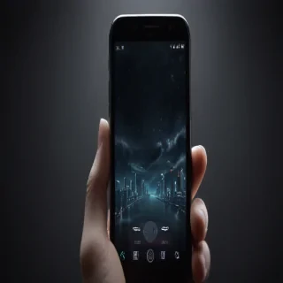 dark phone background