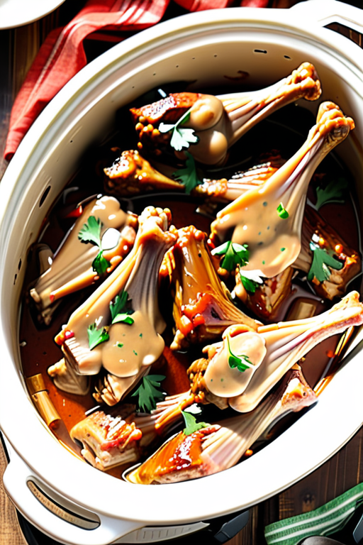 slow cooker smothered turkey wings