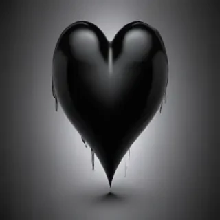 black heart pic