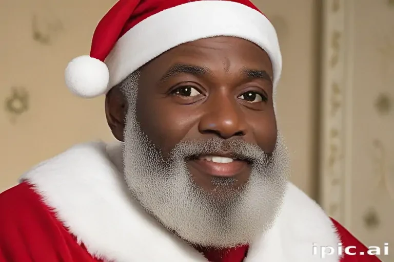 image of black santa