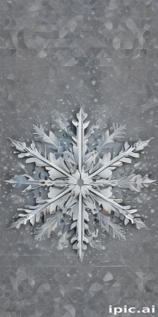 snowflake clipart transparent background