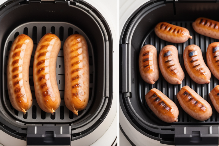 how long to cook chicken sausage in air fryer