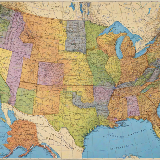show me a map of the united states
