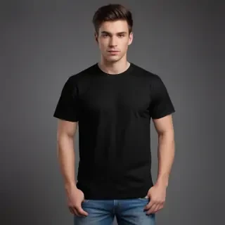 high resolution black t shirt template