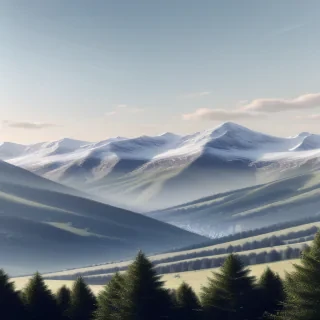 mountains transparent