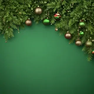 green christmas bg