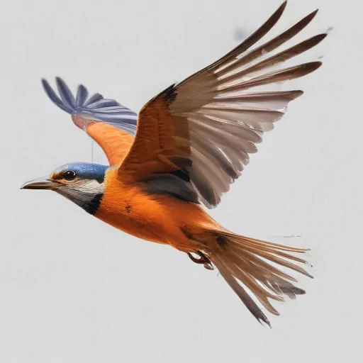 birds flying transparent background