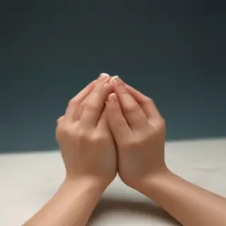 hands reaching