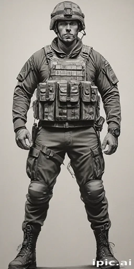 army drawing