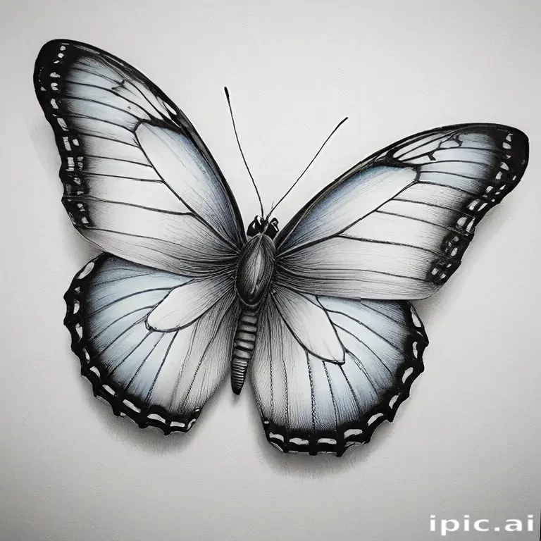 buterfly sketch