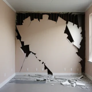 broken wall