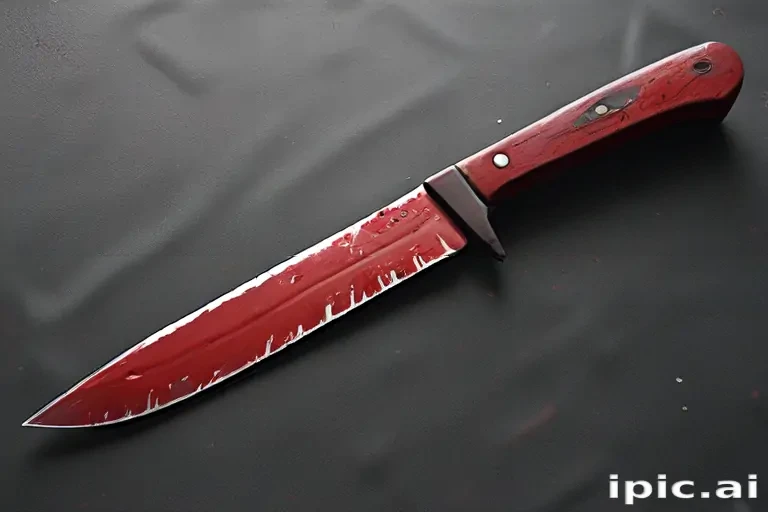 bloody knife aesthetic