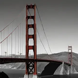 clipart golden gate bridge