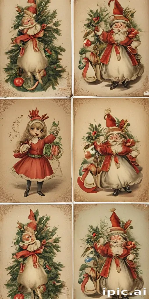 printable vintage christmas images