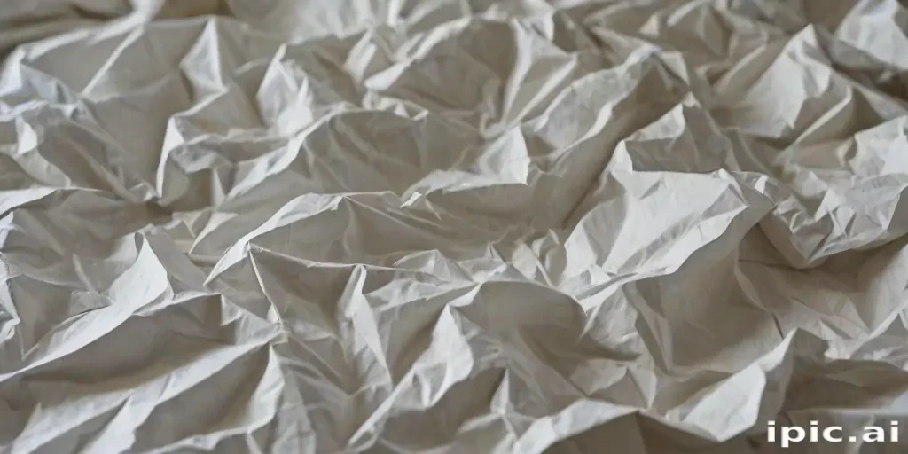 crumpled up paper