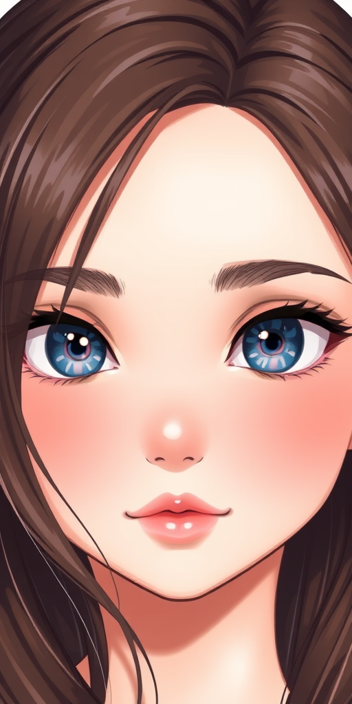 masterpiece,ultra-detailed,best quality,8K,illustration,cute face,clean skin ,shiny hair,girl,ultra-detailed-eyes,simple background