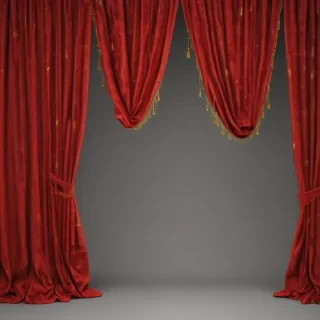 red curtain png