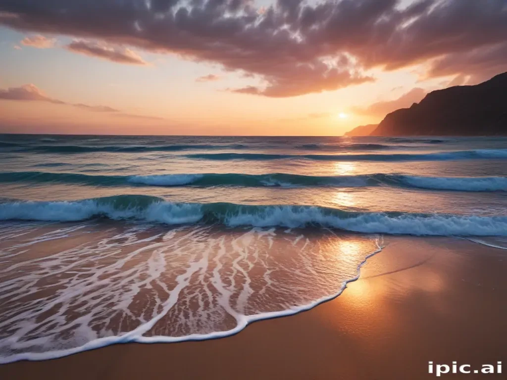 ios beach wallpaper