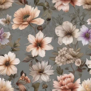transparent flower outline