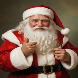 images of vintage santa