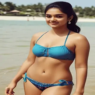 keerthy suresh in bikini