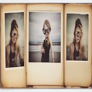 polaroid picture frame png