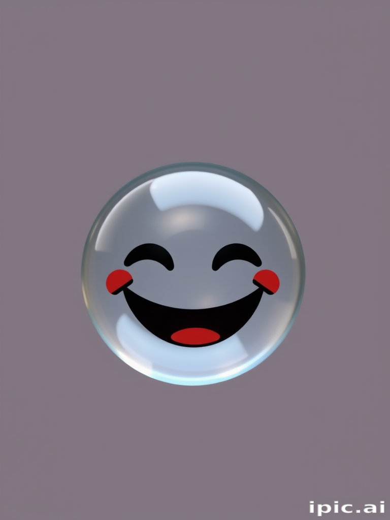 transparent laughing emoji
