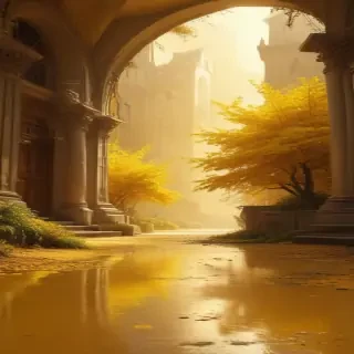 yellow aesthetic background