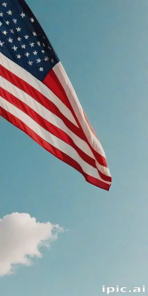 american flag aesthetic