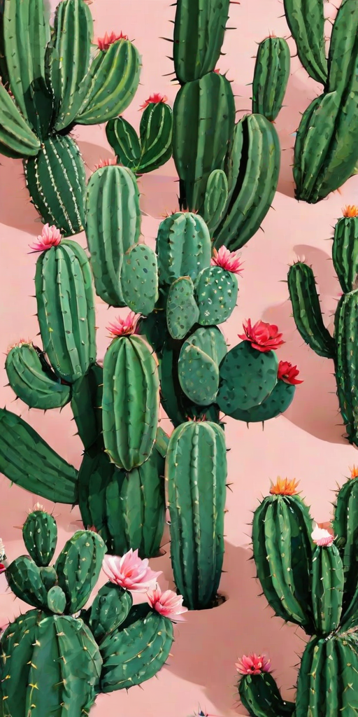 aesthetic cactus wallpaper