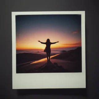 aesthetic polaroid frame