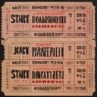 concert tickets png