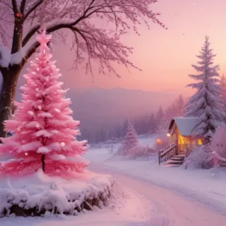 cute pink christmas wallpaper
