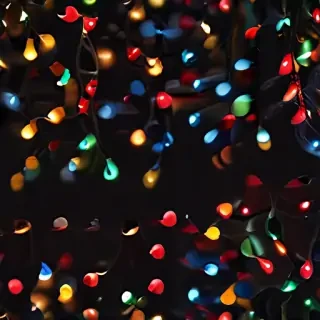 christmas lights iphone wallpaper
