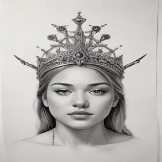 crown drawing