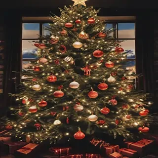 aesthetic christmas background