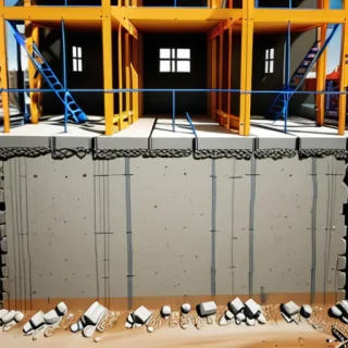 construction site background