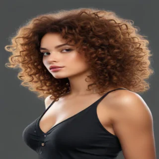 curly hair png
