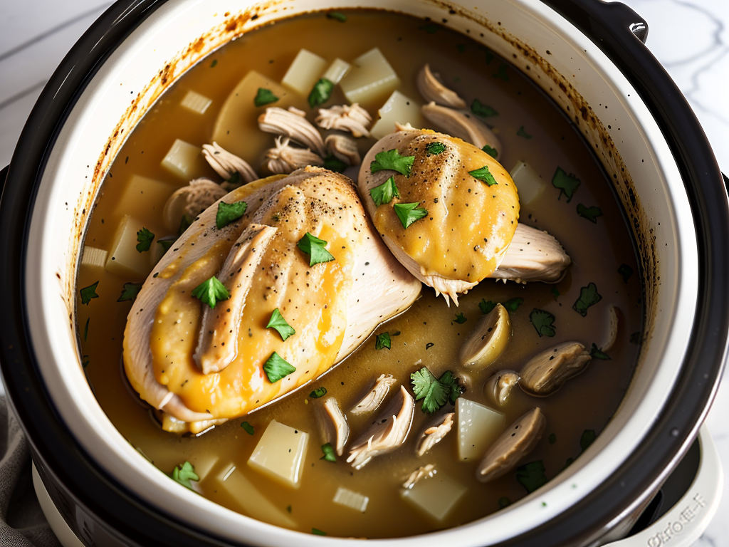 crockpot chicken with onion soup mix