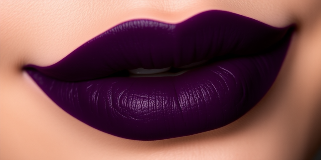 Sultry "Midnight Velvet" matte lip stain delivers a deep, vampy purple shade that exudes mystery and allure. This transfer-proof formula lasts up to 12 hours, providing intense color payoff without drying out the lips. The velvety texture glides on smoothly, leaving a soft-focus finish that blurs imperfections and enhances natural lip contours.