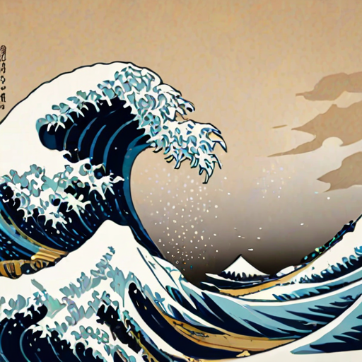 the great wave wallpaper