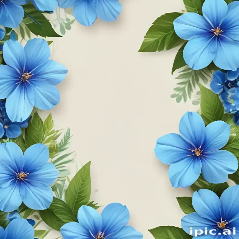 background blue flower