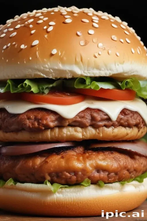 burger clipart black and white